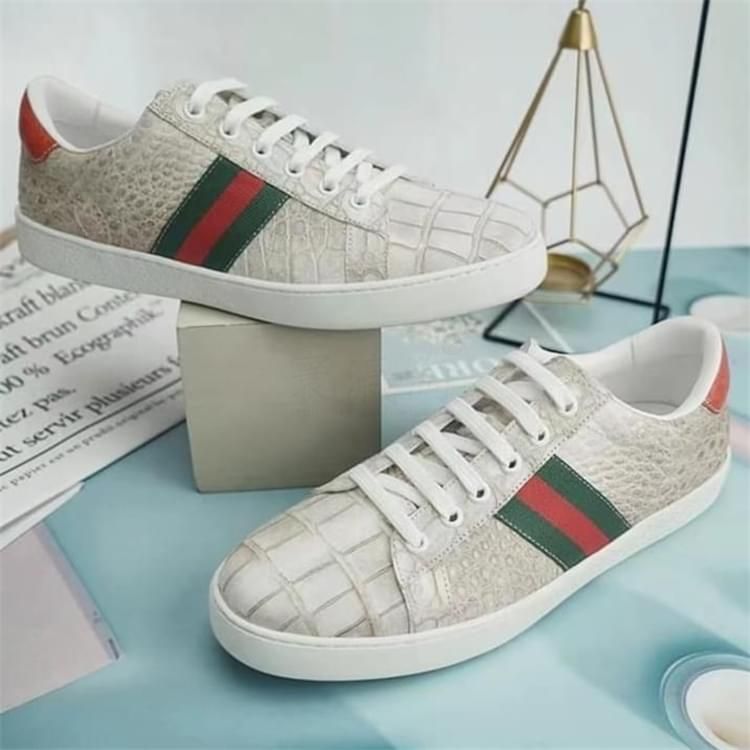 秾福稀有皮高端男鞋定制#8013