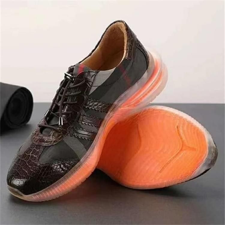 秾福稀有皮高端男鞋定制#8022