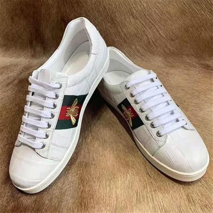 秾福稀有皮高端男鞋定制#8024