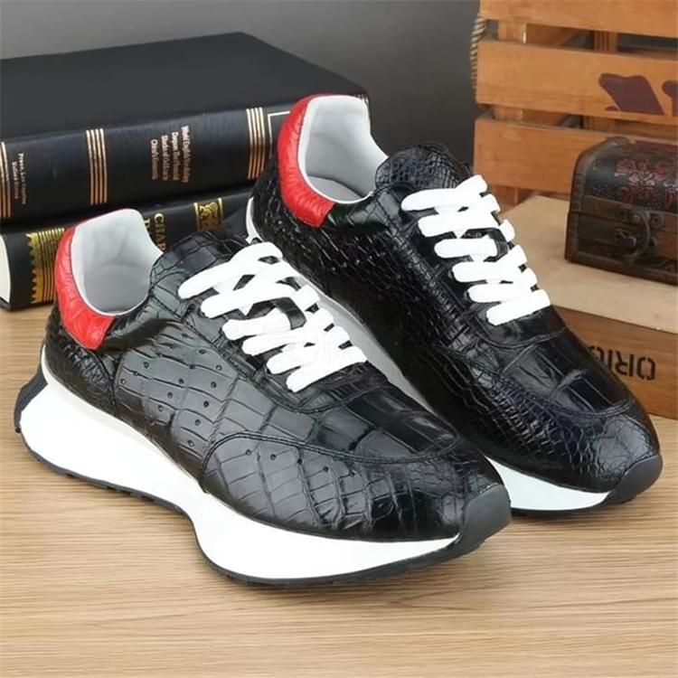 秾福稀有皮高端男鞋定制#8027