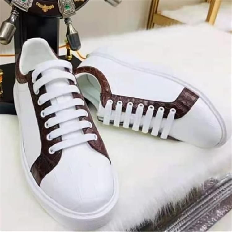 秾福稀有皮高端男鞋定制#8019