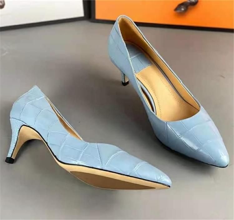 秾福稀有皮高端女鞋定制#8039