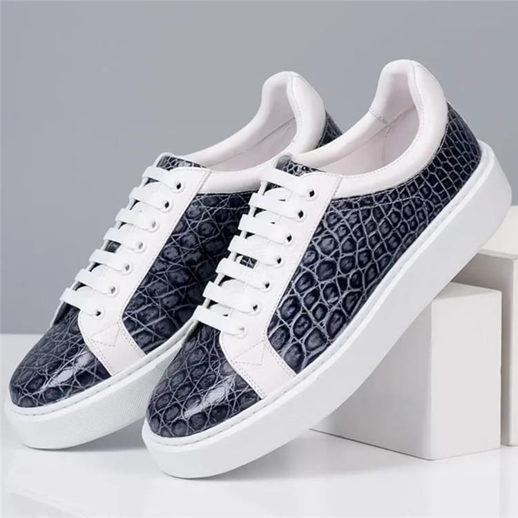 秾福稀有皮高端男鞋定制#8031