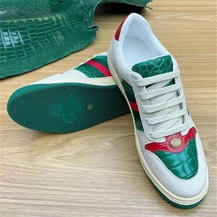 秾福稀有皮高端男鞋定制#8043