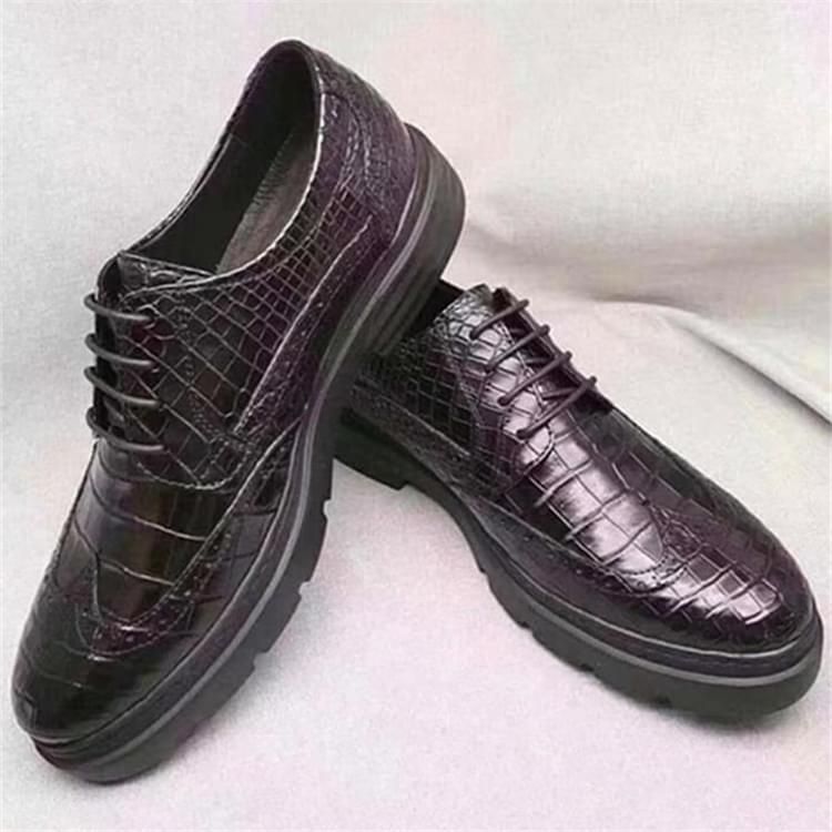 秾福稀有皮高端男鞋定制#8069