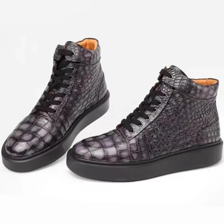 秾福稀有皮高端男鞋定制#8070