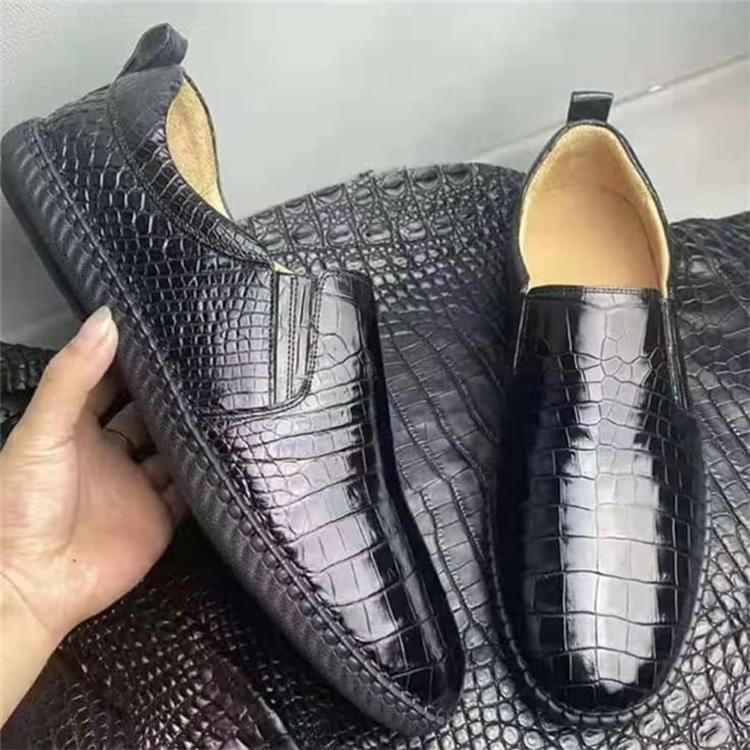 秾福稀有皮高端男鞋定制#8075