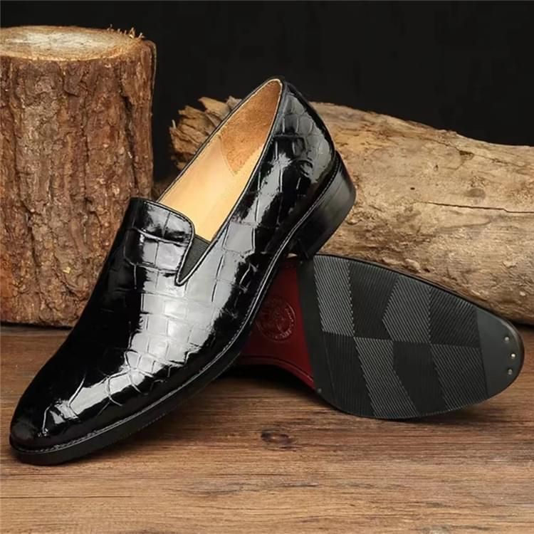 秾福稀有皮高端男鞋定制#8081