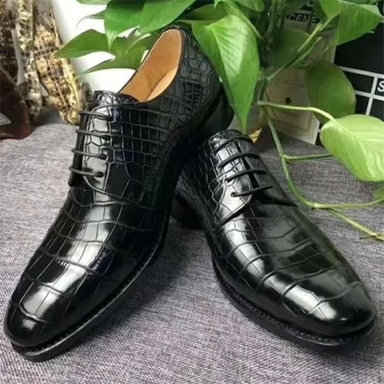 秾福稀有皮高端男鞋定制#8082