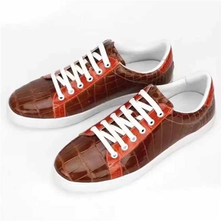 秾福稀有皮高端男鞋定制#8015