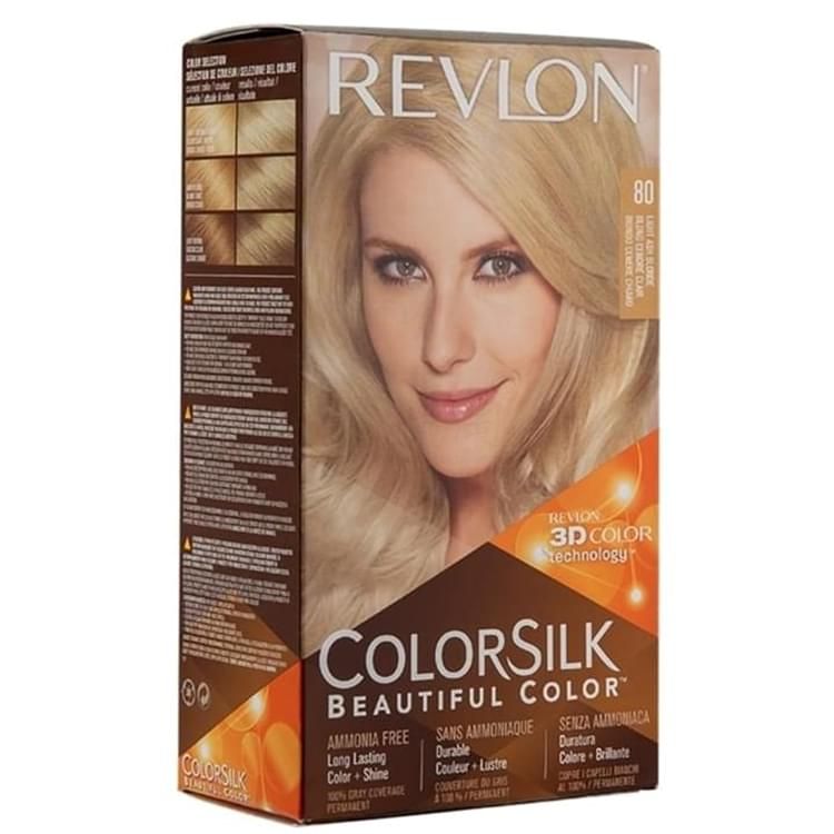 露華濃麗然染發(fā)劑美國(guó)原裝80淺金灰色