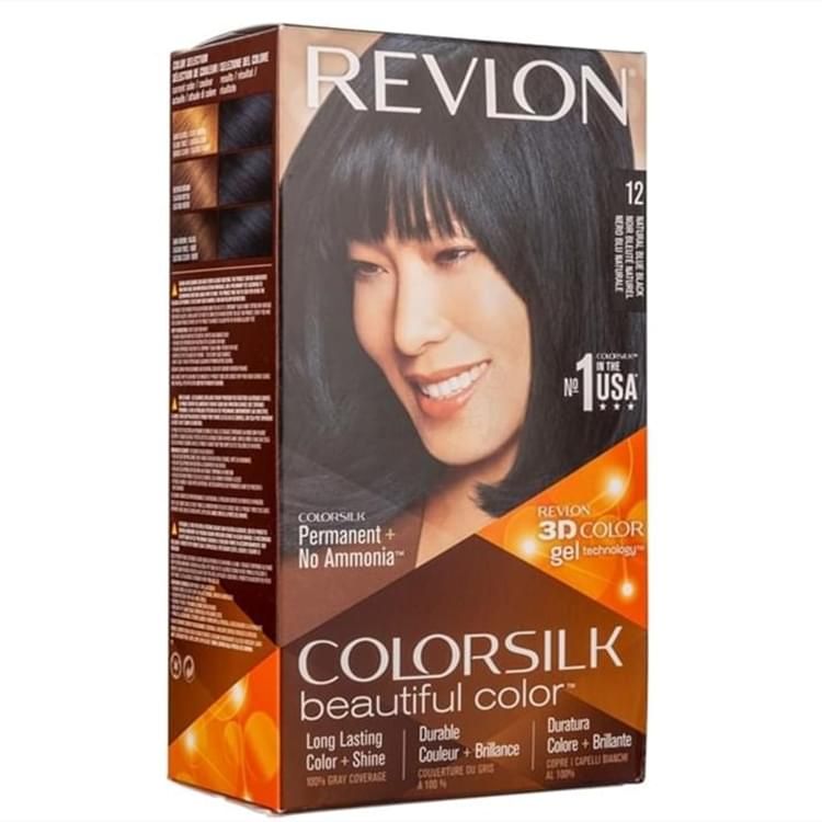 露華濃麗然染發(fā)劑美國(guó)原裝12自然藍(lán)黑色