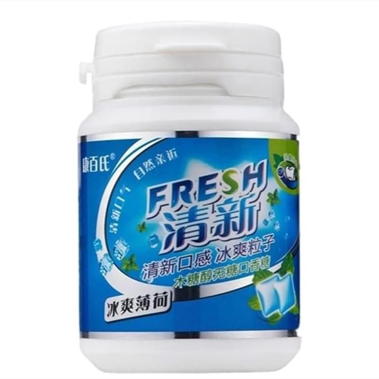 康百氏木糖醇無糖口香糖-清新冰爽薄荷（蒜你狠）